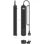 Aisens Regleta con Interruptor Aisens ASPS-2A2C15-BK con 5 Tomas de Corriente y 2 USB-C/2 USB-A, Negro